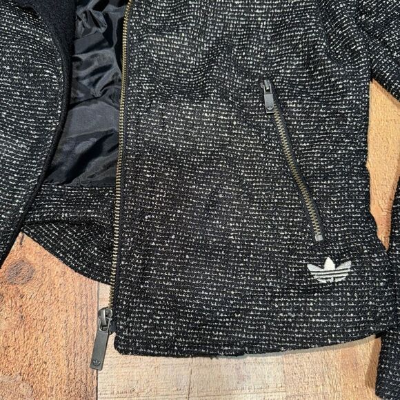 Adidas RARE jacket womens zip front blazer fitted - Picture 13 of 16